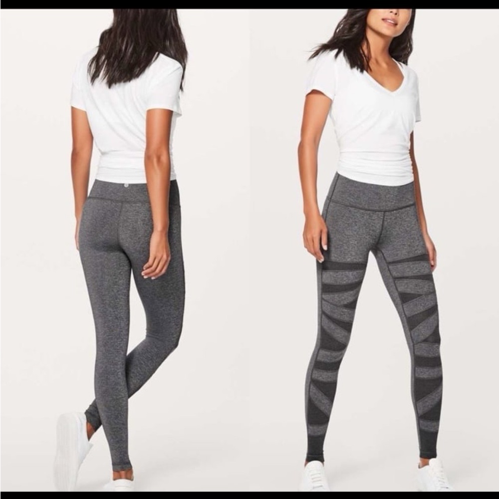Lululemon Wunder Under Sz 6 *Special Edition Tech Mesh 28”